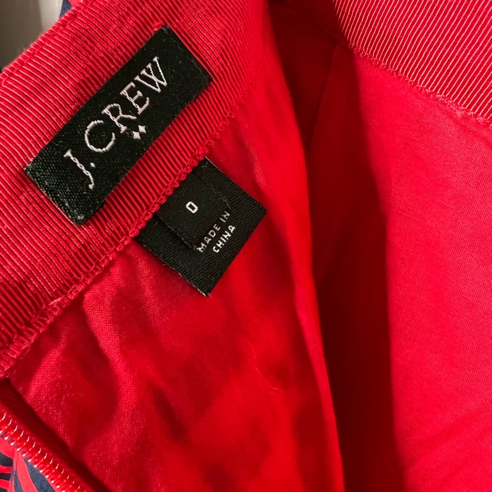 J. Crew Factory Striped Cotton Skirt - Picture 9 of 9
